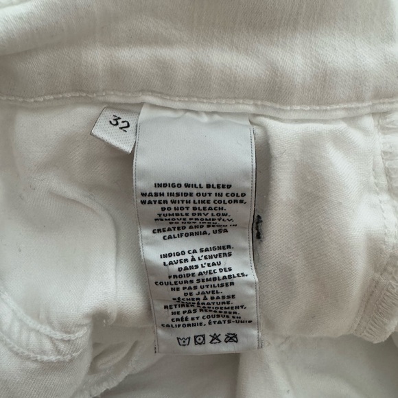 J Brand 835 Mid-Rise Cropped Skinny Jeans in Blanc White sz 32 - Picture 9 of 9